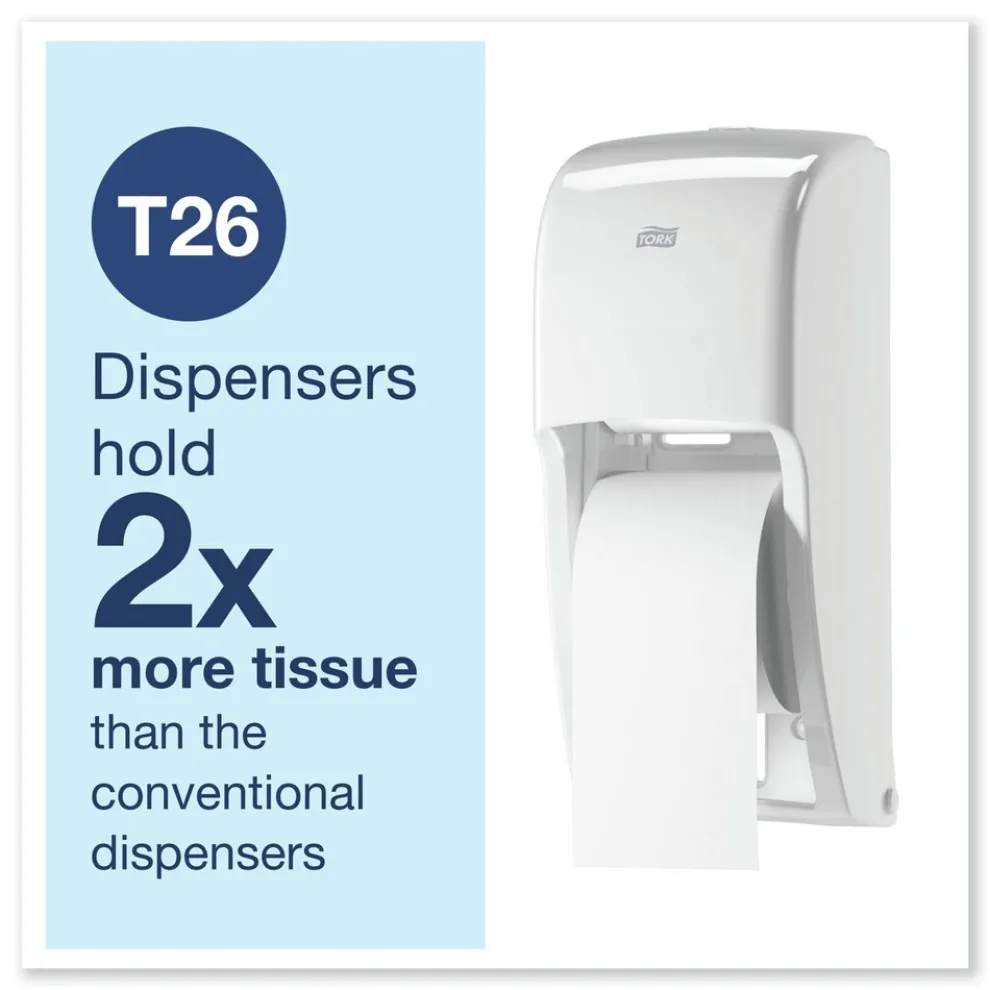 Tork 2-Ply Septic Safe Advanced High Capacity Bath Tissue - White (36/Carton)