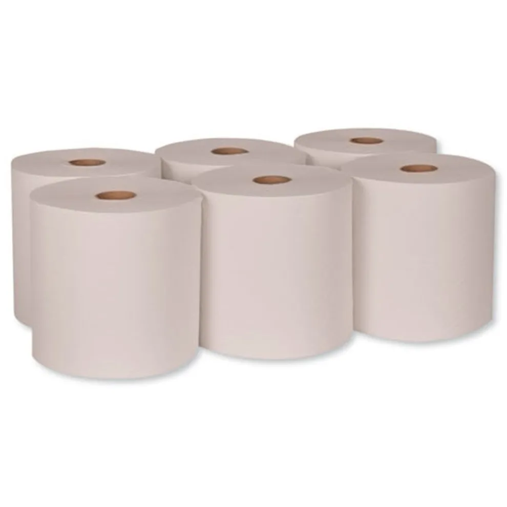 Tork RB10002 Hardwound 7.88 in. x 1000 ft. Roll Towels - White (6 Rolls/Carton)