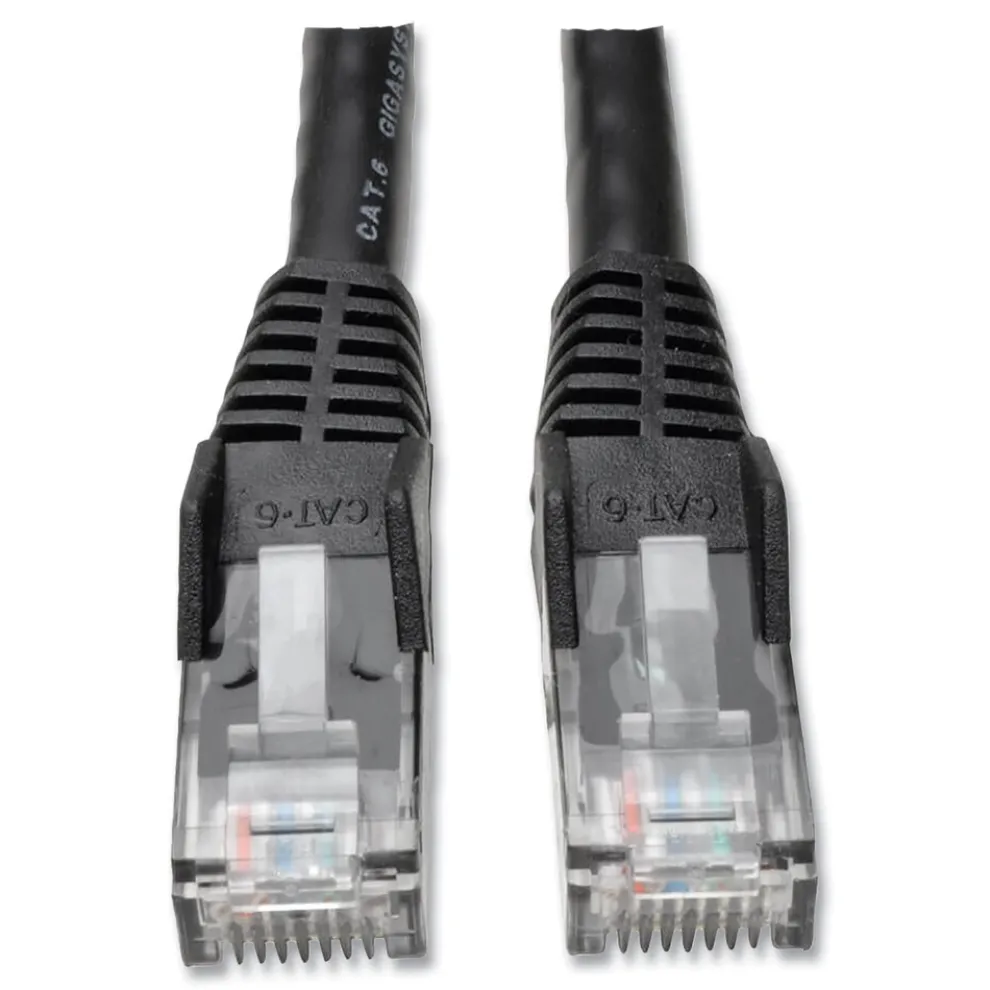 Tripp Lite 25 ft. CAT6 Gigabit Snagless Molded Patch Cable - Black