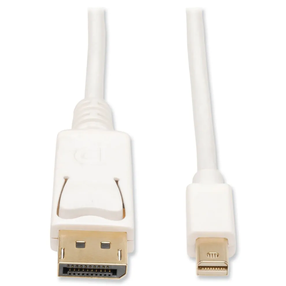 Tripp Lite 10 ft. Mini DisplayPort to DisplayPort 4K Adapter - White