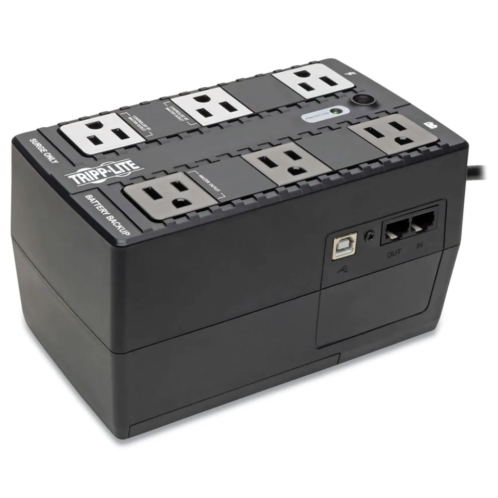 Tripp Lite ECO Series 350 VA, 316 J 6-Outlet Energy-Saving Standby UPS