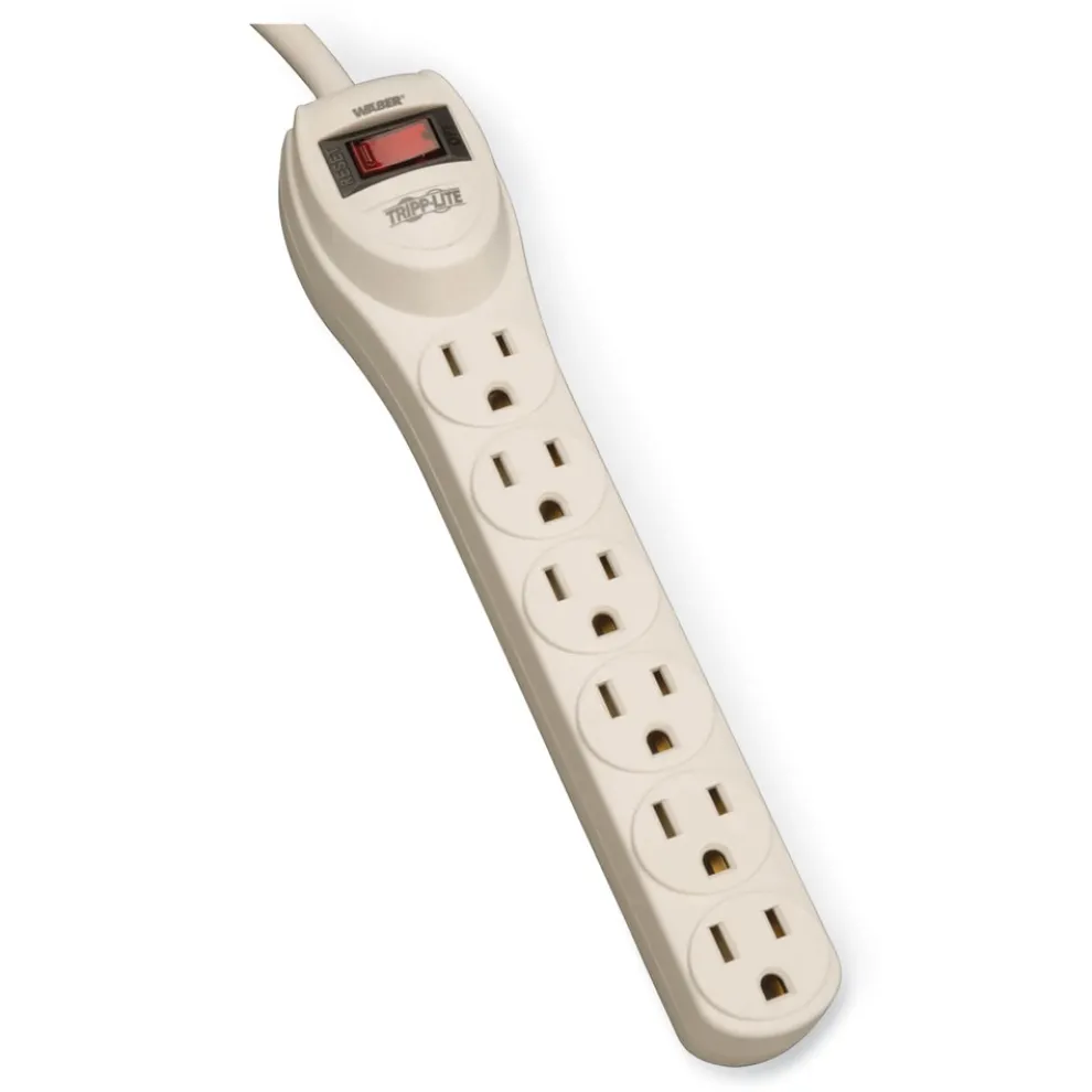 Tripp Lite Waber-by-Tripp Lite 4 ft. Cord 6 Outlets Industrial Power Strip - Gray