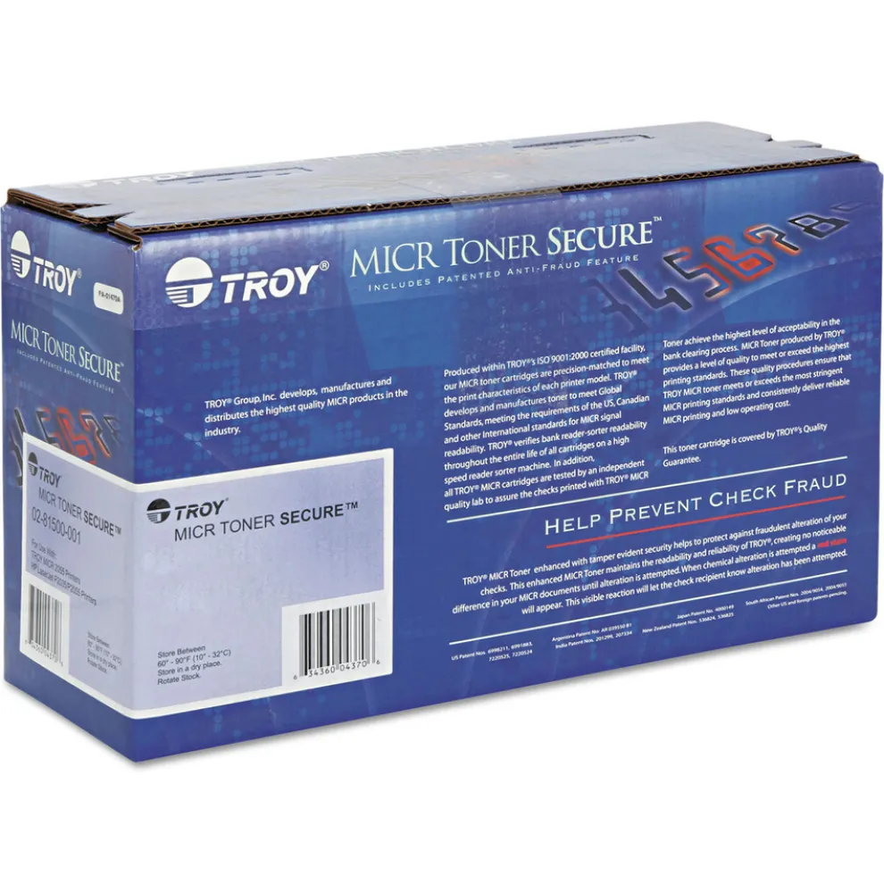 TROY 80A MICR Toner Secure Alternative for HP CF280A - Black