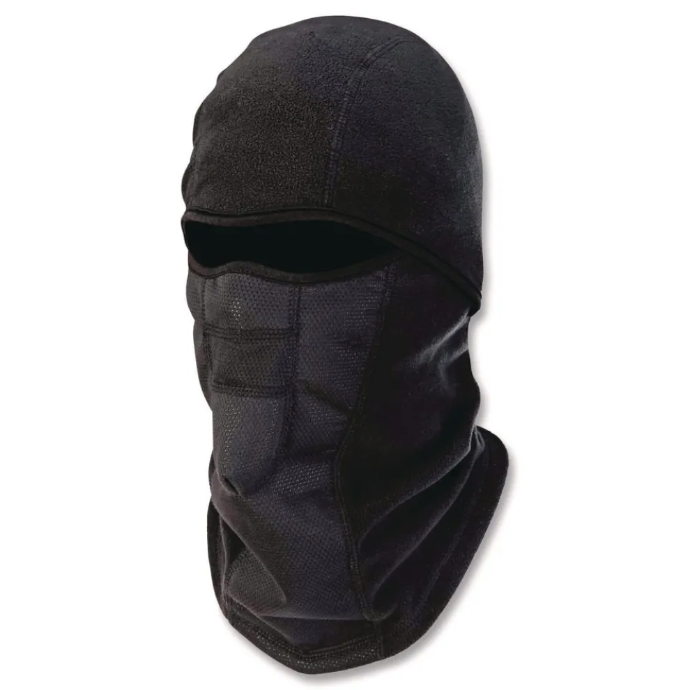 Ergodyne N-Ferno 6823 One Size Fits Most Fleece Hinged Balaclava Face Mask - Black