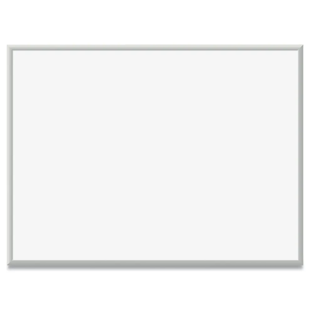 U Brands 48 in. x 36 in. Magnetic Dry Erase Board - White Surface/Satin Aluminum Frame