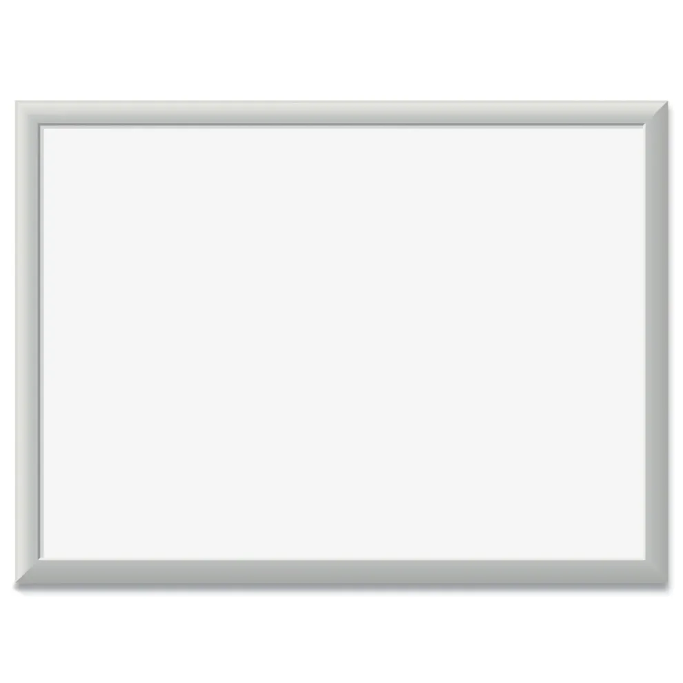 U Brands 23 x 17 Magnetic Dry Erase Board with Aluminum Frame - White Surface/Silver Frame