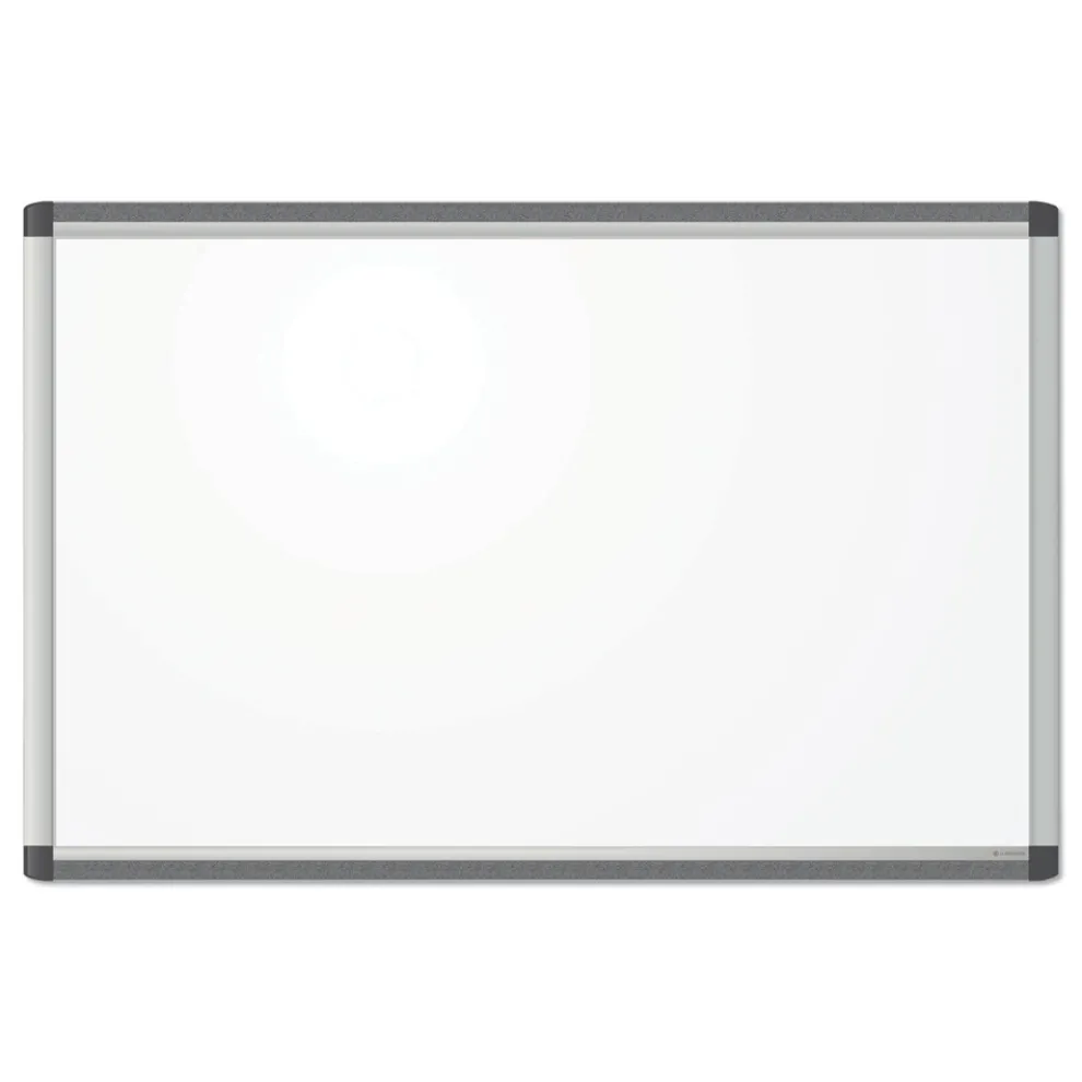 U Brands PINIT 35 x 23 Magnetic Dry Erase Board - White