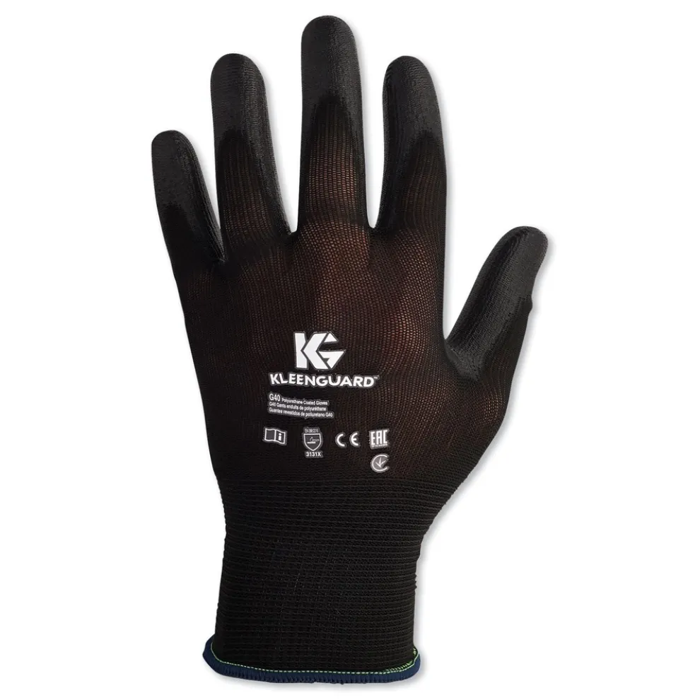 Ansell EN388: 3131X 10 in. Long G40 Polyurethane Coated Gloves - Small, Black (60 Pairs/Carton)
