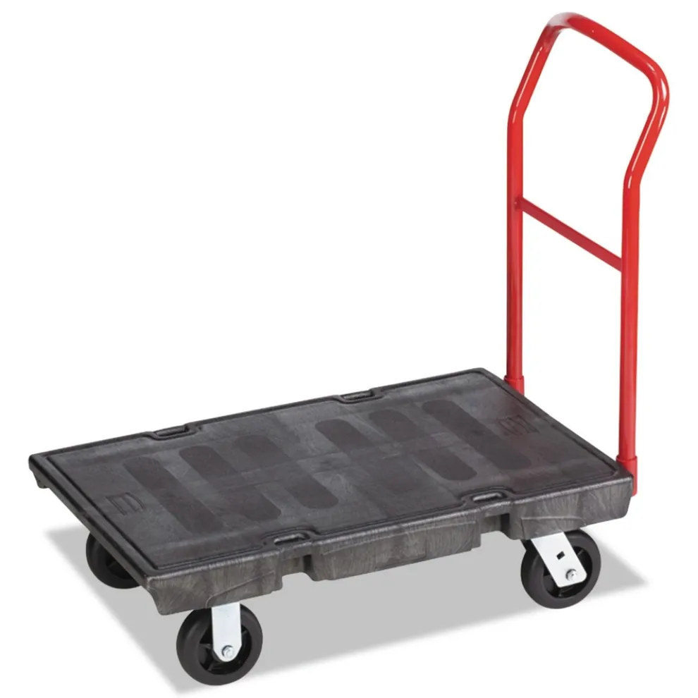 Rubbermaid Commercial 24 in. x 36 in. 1000 lbs. Capacity Heavy-Duty Platform Truck Cart - Black