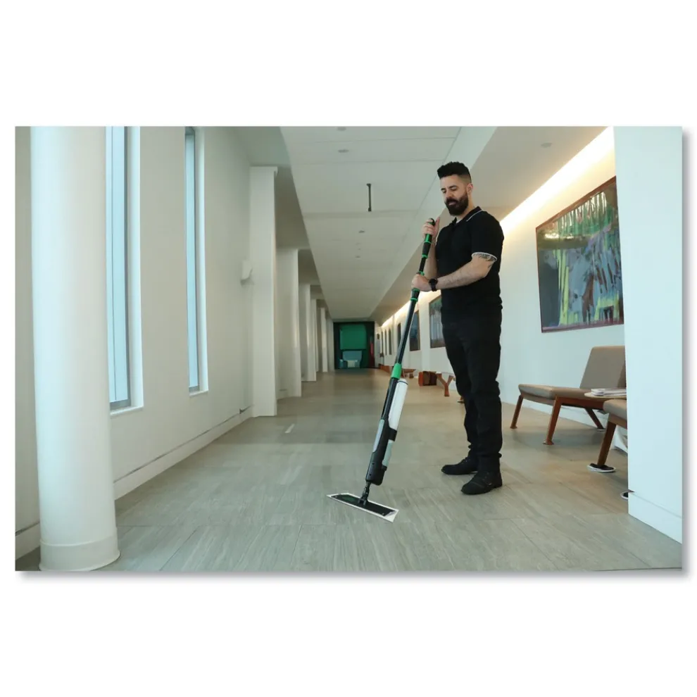 Unger Excella 20 in. Microfiber Finishing Pad - White (5/Pack)