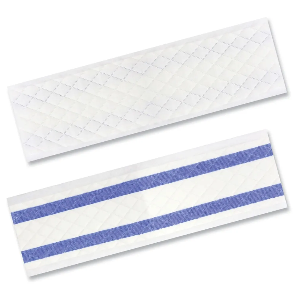 Unger Excella 18.5 in. x 5 in. Single-Use Spunlace Mop Pad - White