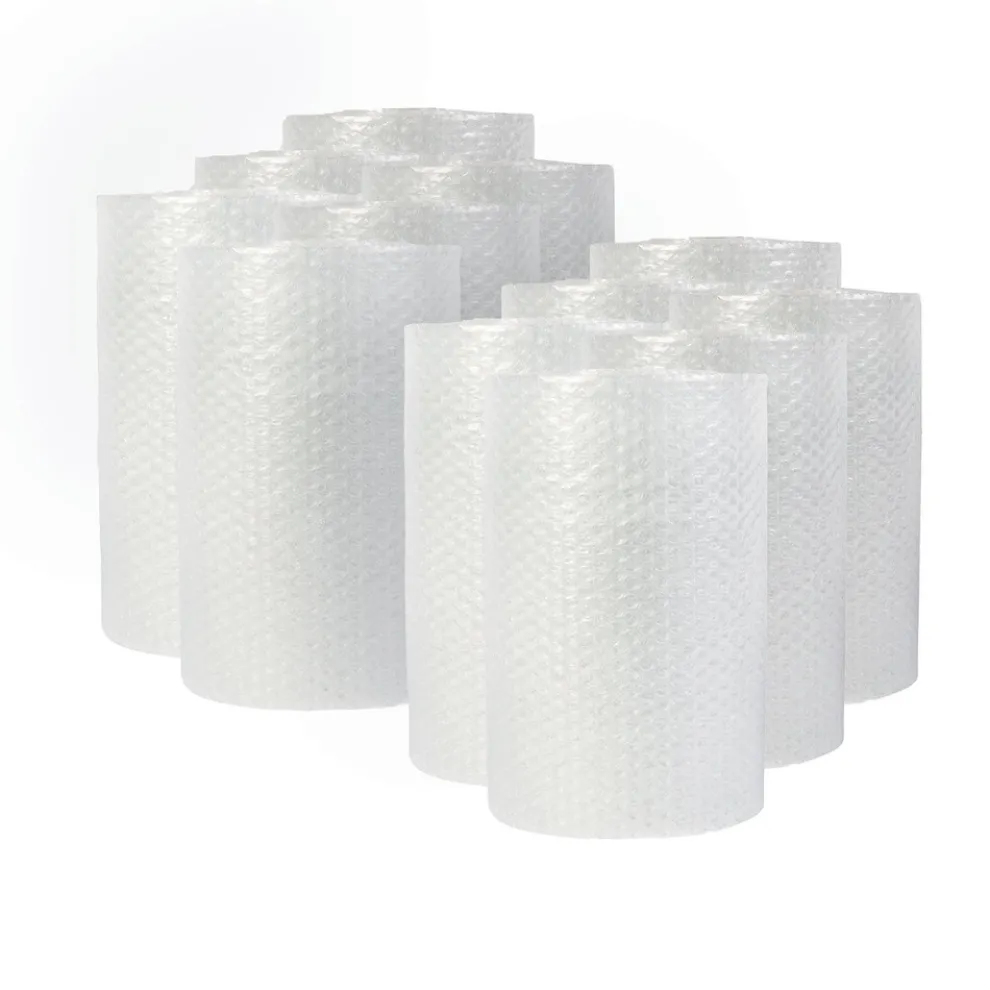 Universal 12 in. x 30 ft. 0.31 in. Thick Bubble Packaging Perforated Every 12 in. - Clear (12/Carton)