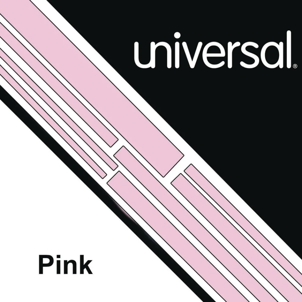 Universal 8.5 in. x 11 in. 20 lbs. Bond Weight Deluxe Colored Paper - Pink (10 Reams/Carton)