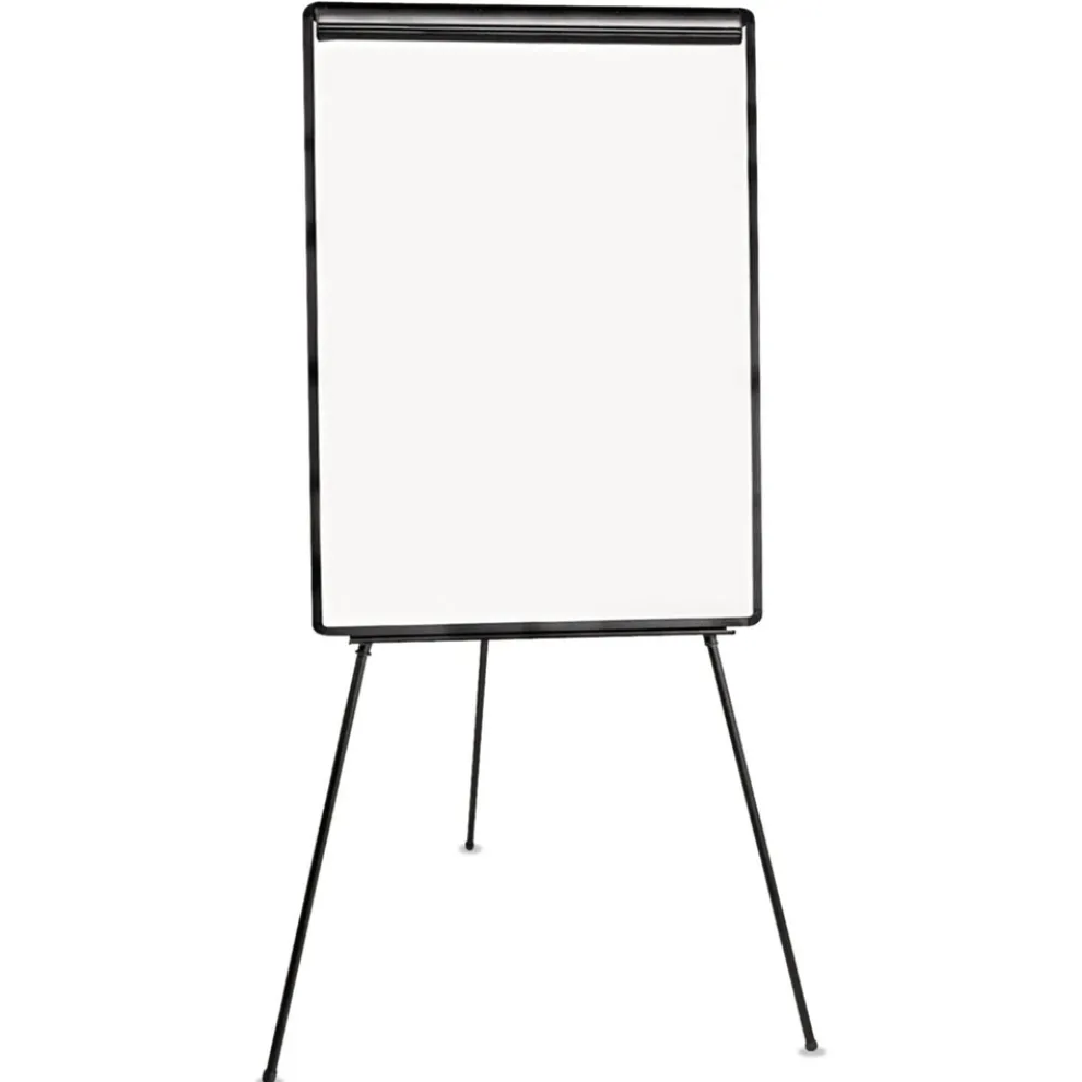 Universal 29 in. x 41 in. Tripod-Style Dry Erase Easel - White/Easel