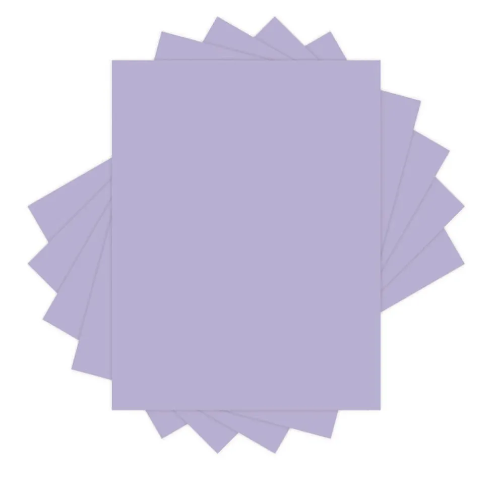 Universal 8.5 in. x 11 in. 20 lbs. Bond Weight Deluxe Colored Paper - Orchid (10 Reams/Carton)