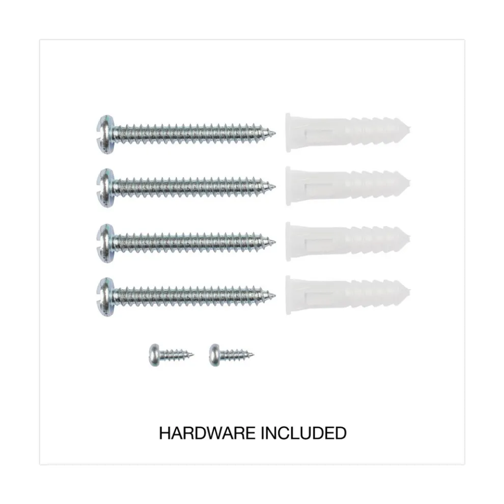 Universal 36 in. x 24 in. Modern Melamine Dry Erase Board - White Surface, Aluminum Frame