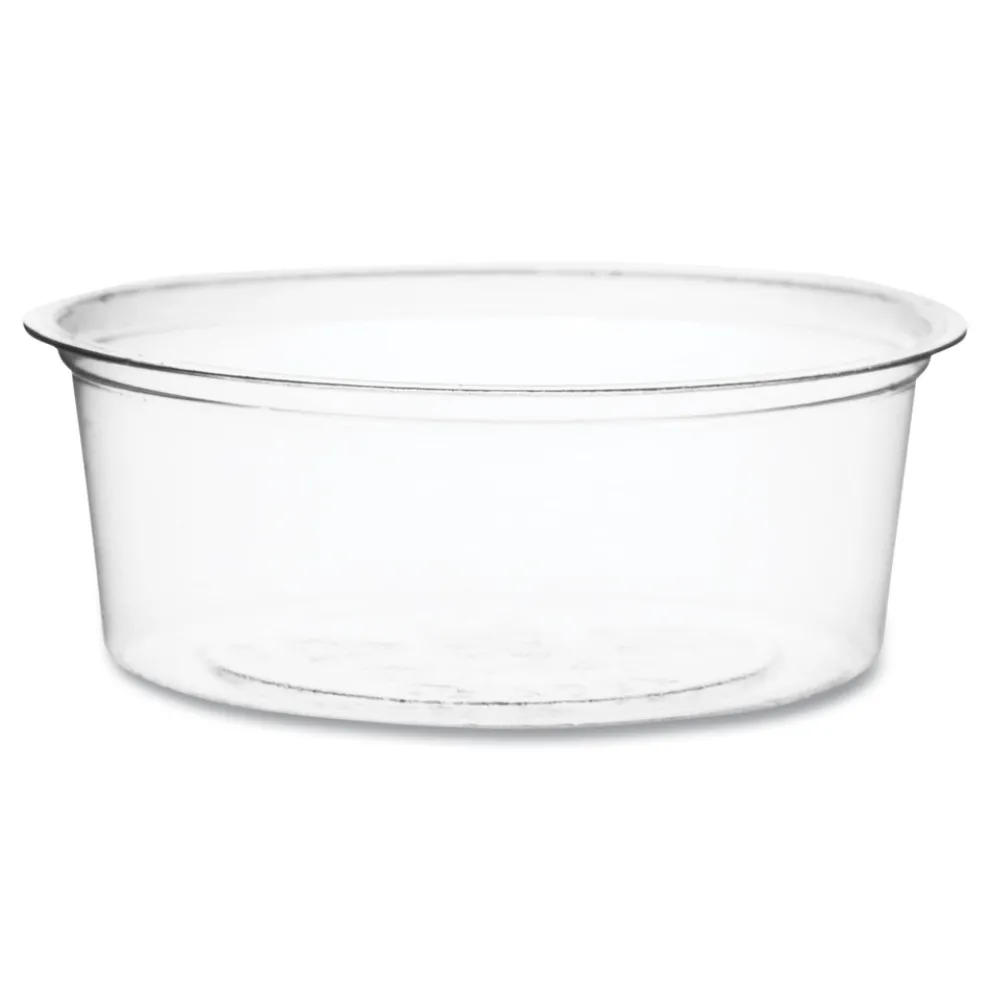 Vegware 2 oz. Compostable Portion Pots - Clear (2000/Carton)