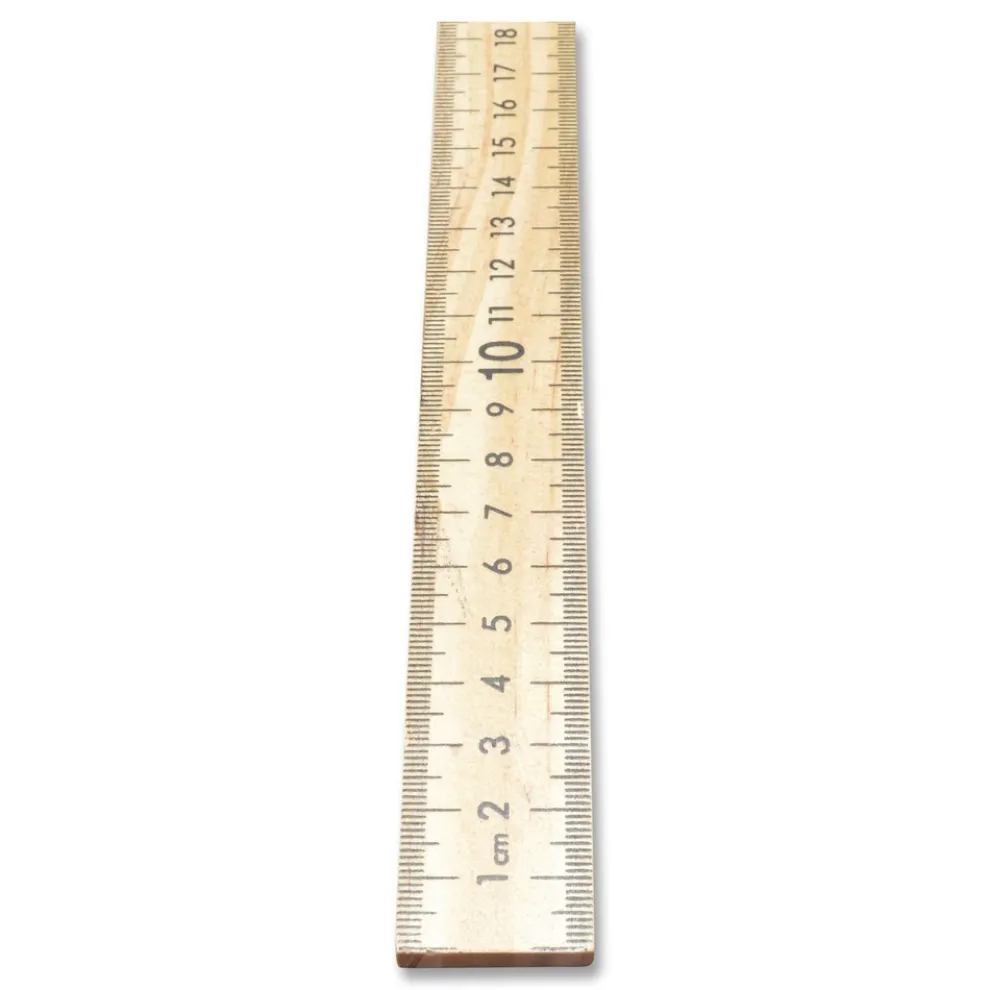 Westcott 39.5 in. Standard/Metric Wooden Meter Stick - Clear Lacquer Finish (12/Box)
