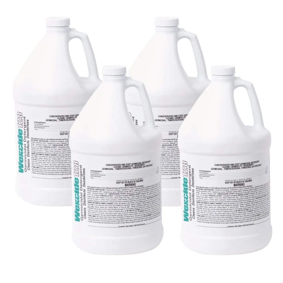 Wexford Labs Wex-Cide 128 oz. Bottle Concentrated Disinfecting Cleaner - Nectar Scent (4/Carton)
