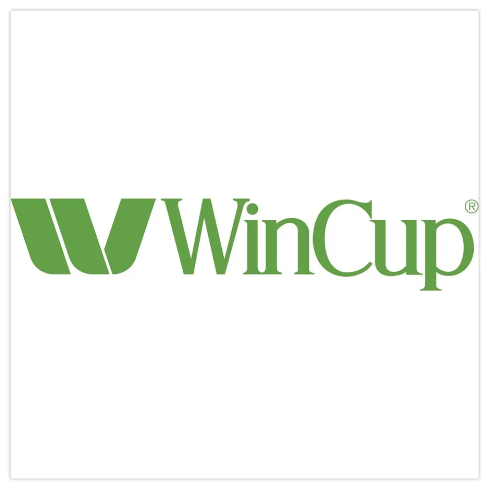 WinCup Slotted Plastic Lids for 8 oz to 10 oz Hot Cups and Bowls - Translucent (1000/Carton)