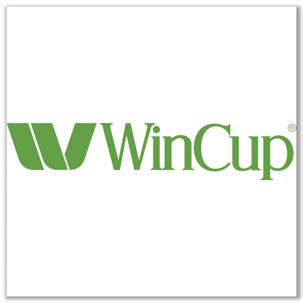 WinCup Slotted Plastic Lids for 32 oz to 64 oz Cold Cups and Bowls - Translucent (1000/Carton)