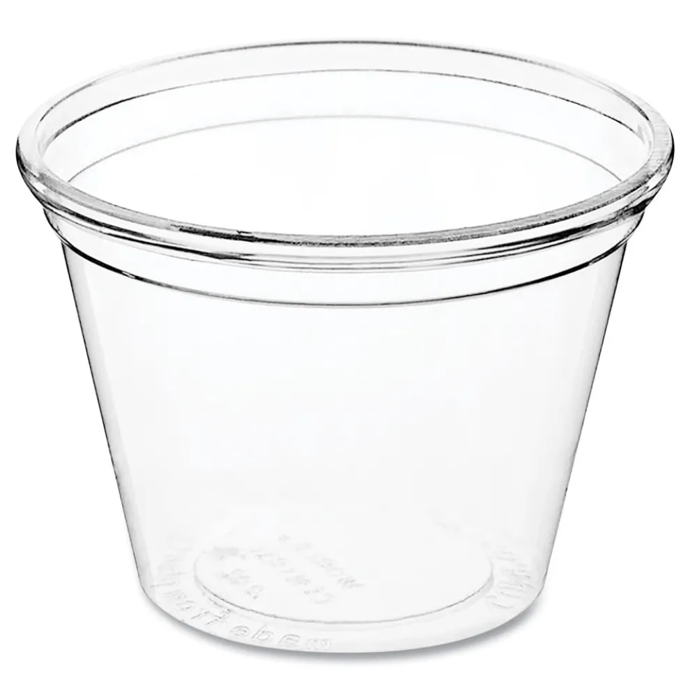 World Centric 1 oz PLA Plastic Cold Cups - Clear (3000/Carton)