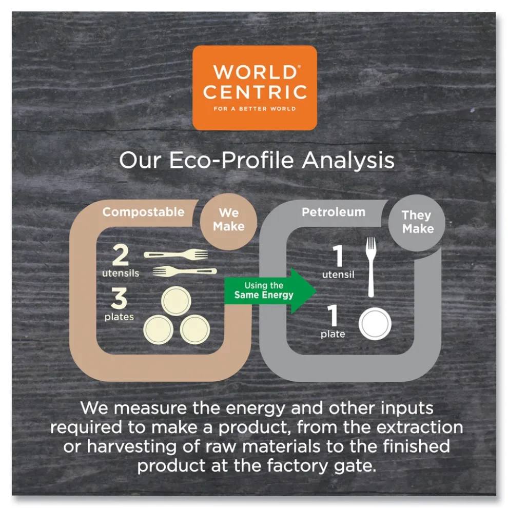 World Centric TRLCS10 7.8 in. x 10.2 in. x 0.5 in. Plastic Lids for TRSC60 Fiber Containers - Clear (400/Carton)