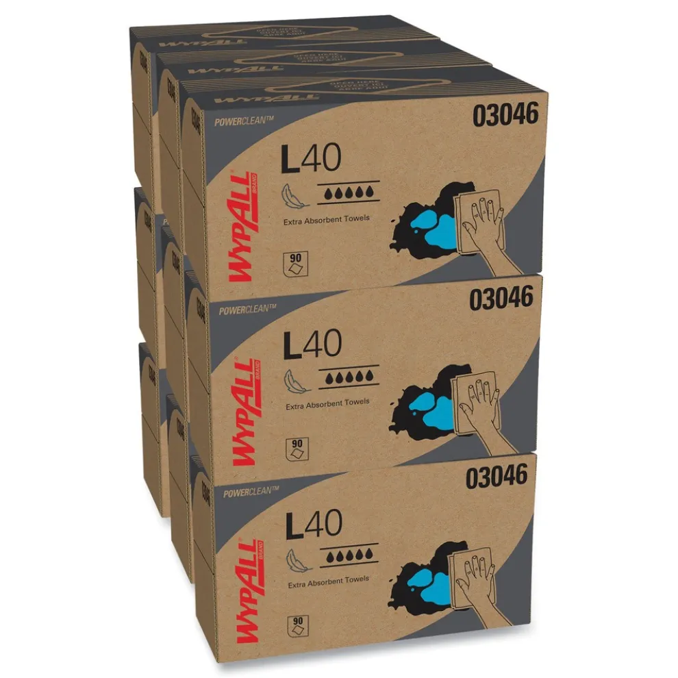 WypAll 10.8 in. x 10 in. POP-UP Box L40 Towels - White (810/Carton)