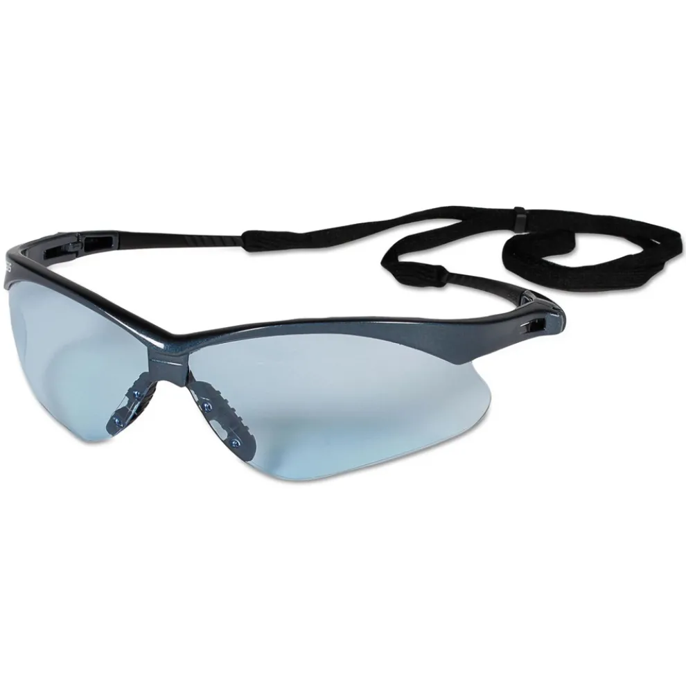 Ansell V30 Nemesis Safety Glasses - Blue Frame, Light Blue Uncoated Lens (12/Box)