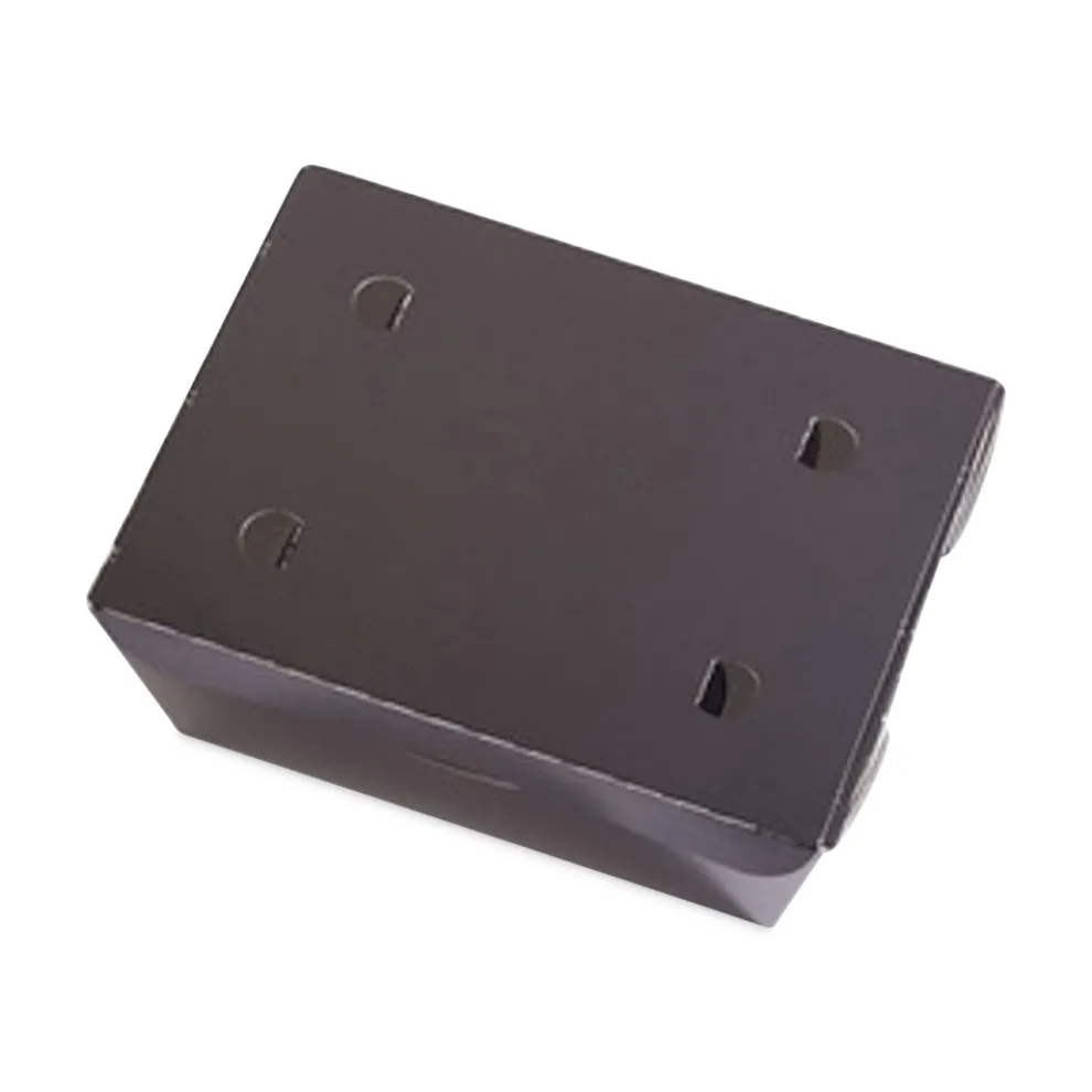 Pactiv Corp. 66 oz 6.5 x 4.5 x 3.25 EarthChoice OneBox Paper Box - Black (160/Carton)