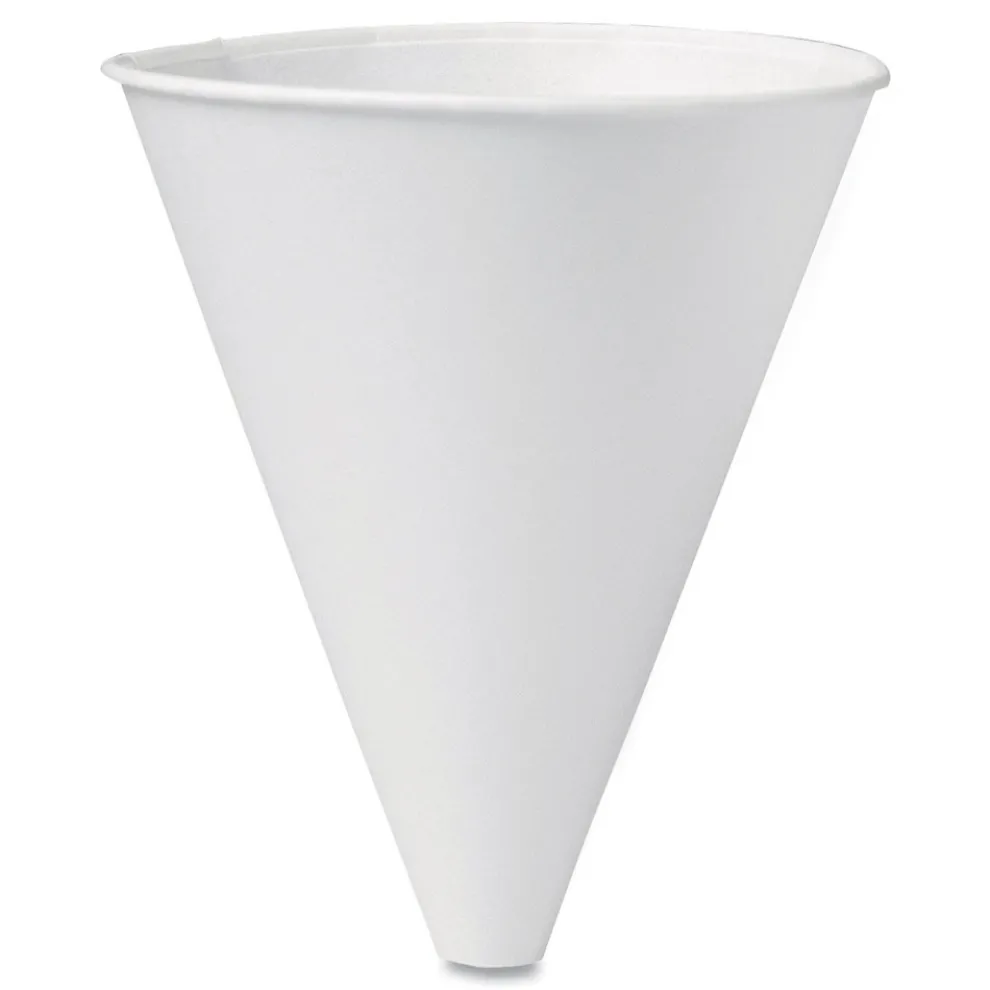SOLO Bare Eco-Forward 10 oz. ProPlanet Seal Treated Paper Funnel Cups - White (1000/Carton)