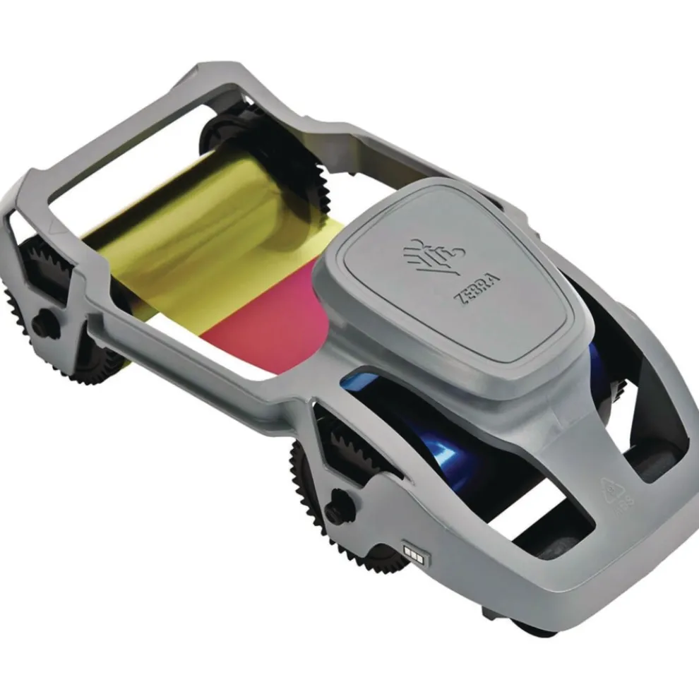 Zebra Technologies True Colors 2-Sided Wax Ribbon - Black/Cyan/Magenta/Yellow