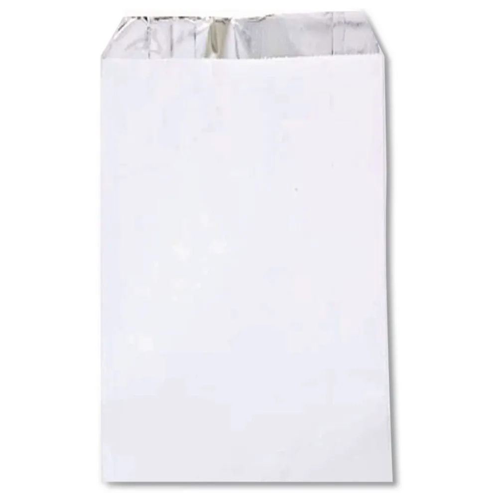 Bagcraft 300496 ToGo! 5.25 in. x 12 in. Foil Insulator Deli and Sandwich Bags - White (500/Carton)